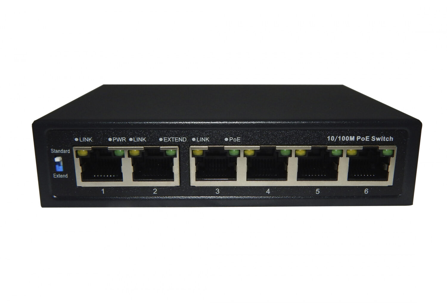 PoE-коммутатор 4 порта + 2 LAN
